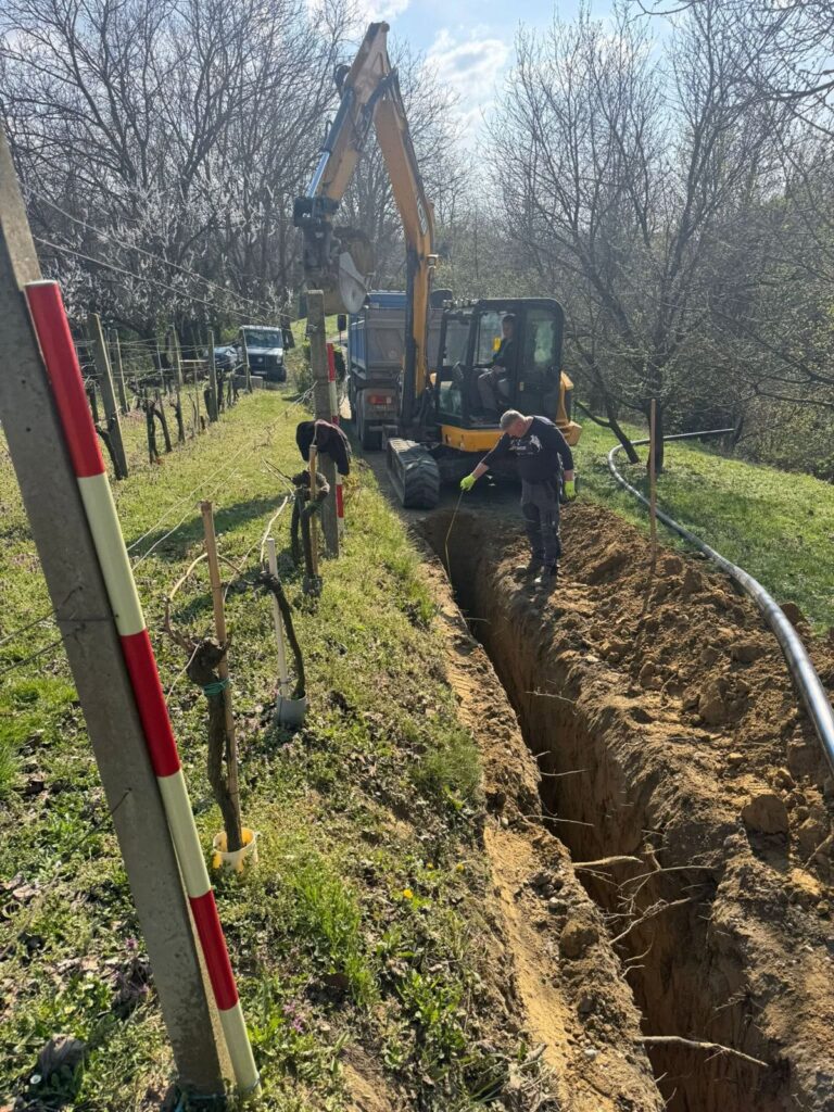 Iskop rova za instalacije